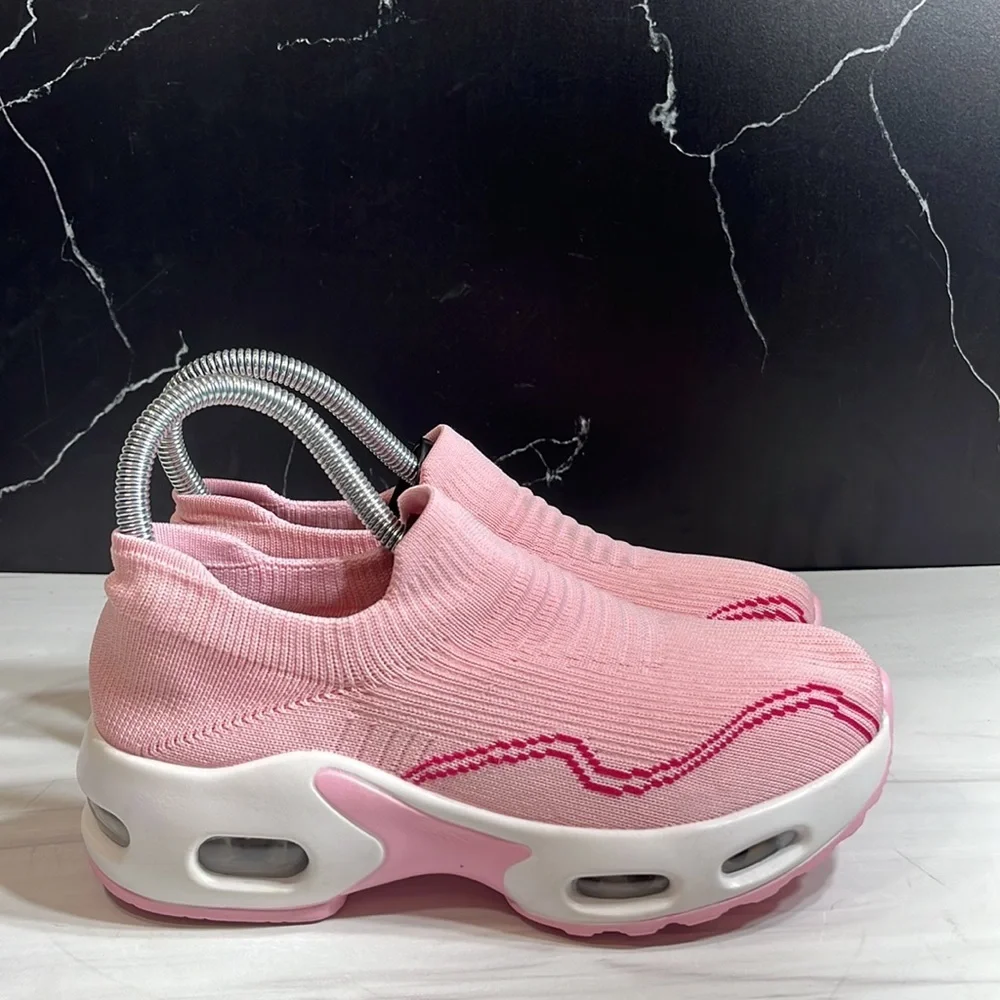 Unbranded Women’s Slip-On Sneaker Pink sz 5.5 - Picture 4 of 9